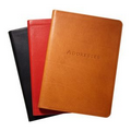 Pocket Address Book W/ Premium Traditional Leather Cover (5 3/8"x7 3/8")